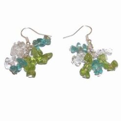 Colier cu sidef si peridot (olivina)