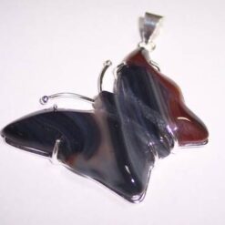 Bratara din agate maro pe elastic