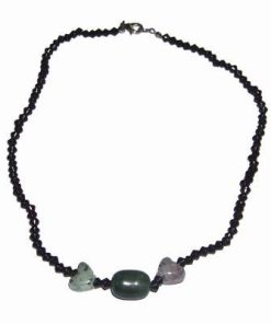 Colier Dzi cu agate si onix
