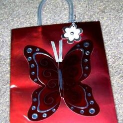 Siret din piele, impletit, de culoare rosie