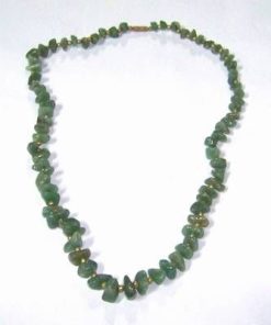 Colier din metal nobil cu cristal de lapis lazuli