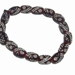 Bratarape elastic cu cristale tip cuart roz