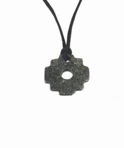 Simbolul Om/Tao din argint rodiat - unisex