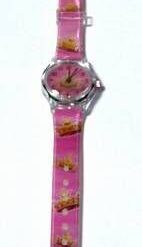 Ceas Feng Shui pentru fetite, pe curea roz