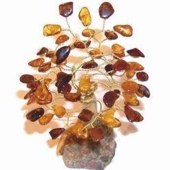 Cristal natural de turmalina roz