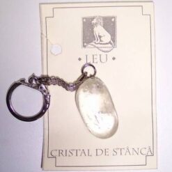 Pandantiv din cristal de stanca, in forma de inima