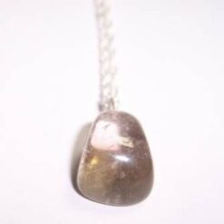 Pandantiv din metal nobil auriu cu cristal de aventurin
