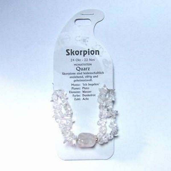 Bratara din cristal de stanca pe elastic pentru Scorpion Bratara din cristal de stanca pe elastic pentru Scorpion