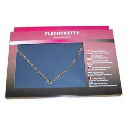 Colier impletit, placat cu aur de 18K