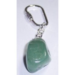 Breloc argintiu din cristal de aventurin