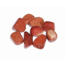 Set de 9 cristale naturale de piatra soarelui maro