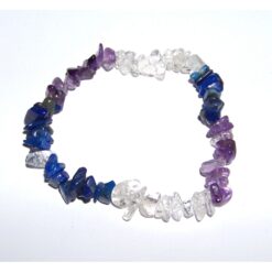Bratara din cristale de lapis lazuli, ametist