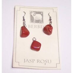 Set din jasp rosu