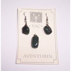 Set din aventurin - model unicat