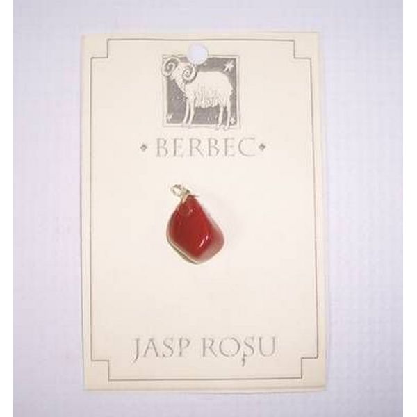 Pandantiv din jasp rosu Pandantiv din jasp rosu