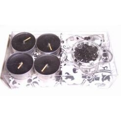 Set de 4 lumanari negre ezoterice - model deosebit!