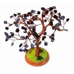 Copacel Feng Shui, din obsidian, pe suport