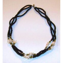 Colier cu sidef si peridot (olivina)