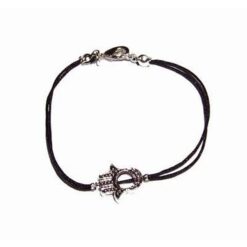 Bratara cu Palma lui Fatima din metal - negru