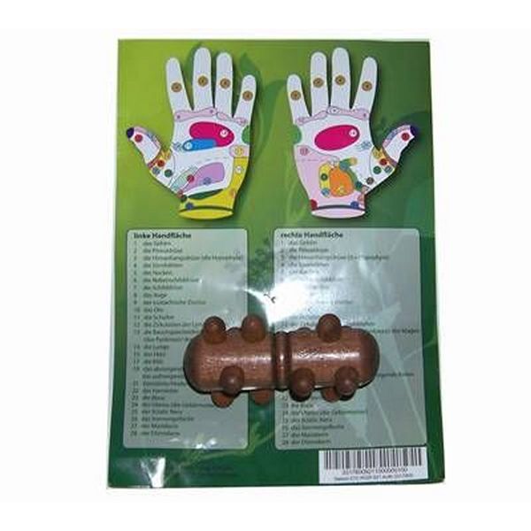 Instrument de masaj reflexogen si relaxare din lemn Instrument de masaj reflexogen si relaxare din lemn