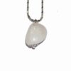 Pandantiv din cristal de stanca mat pe lant Pandantiv din cristal de stanca mat pe lant
