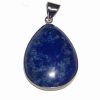 Pandantiv din lapis lazuli in montura din metal nobil
