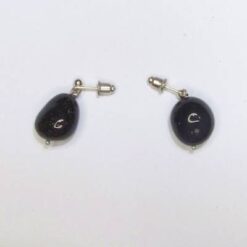 Bratara din obsidian pe elastic