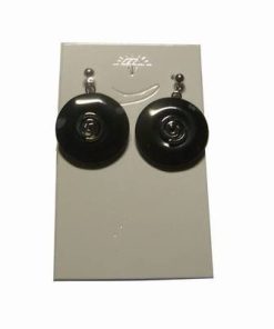 Cercei din Obsidian cu spirala reiki