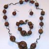 Set din lemn cu spirala Reiki