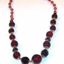 Bratara din agate maro pe elastic