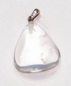 Cristal de girasol cu agatatoare din argint