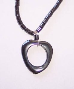 Colier din turcoaz, metal si hematit - aspect vintage