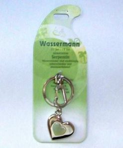 Breloc din metal cu jad verde pentru Varsator
