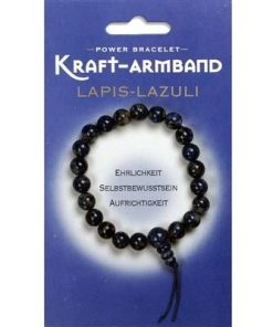 Bratara Mala din lapis lazuli, pe elastic - model deosebit !