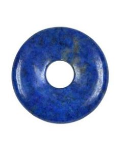 Pandantiv din lapis lazuli, disc piatra pi