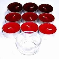 Set de 8 lumanari tip pastila, parfumate - aroma de iasomie