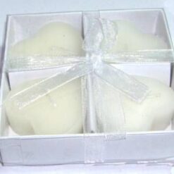 Set de 8 lumanari tip pastila, parfumate, cu aroma de pepene