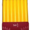 Set de 14 lumanari galbene pentru prosperitate
