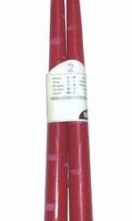 Set de doua lumanari de culoare rosie - Noblesse