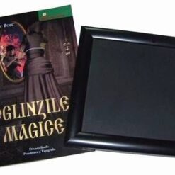Mana din rasina, argintie, cu plansa explicativa