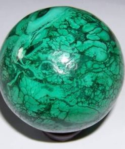 Sfera din cristal natural de malachit - unicata!