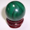Sfera din malachit - model deosebit ! cristal natural