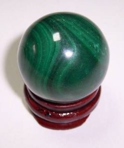 Sfera din malachit - model deosebit ! cristal natural