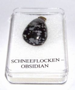 Cristal natural de obsidian fulg de nea