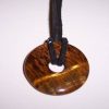 Pandativ din ochi de tigru pe siret negru - model deosebit !