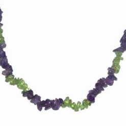 Colier cu sidef si peridot (olivina)