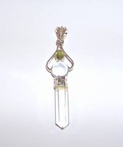 Cristal de olivina/peridot in forma bruta - model deosebit !