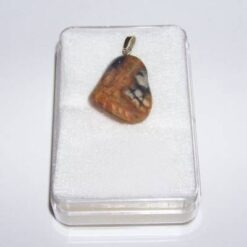 Pandantiv din onix Picasso cu agatatoare din argint