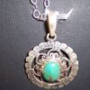 Pandantiv din argint cu crisopraz - model unicat !