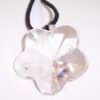 Pandantiv din cristal de stanca, cu agatatoare argintata Pandantiv din cristal de stanca, cu agatatoare argintata